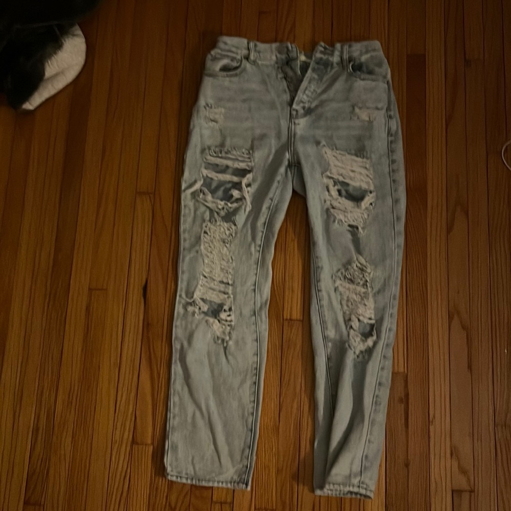 PACSUN HIGH RISE STRAIGHT JEANS